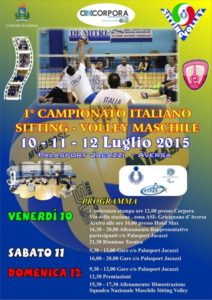 campionato italiano di sitting volley maschile con le rappresentative regionali.