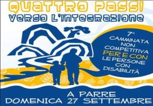 La settima edizione della camminata enogastronomica per e con persone con disabilità “4 Passi verso l'integrazione” della Cooperativa Sottosopra