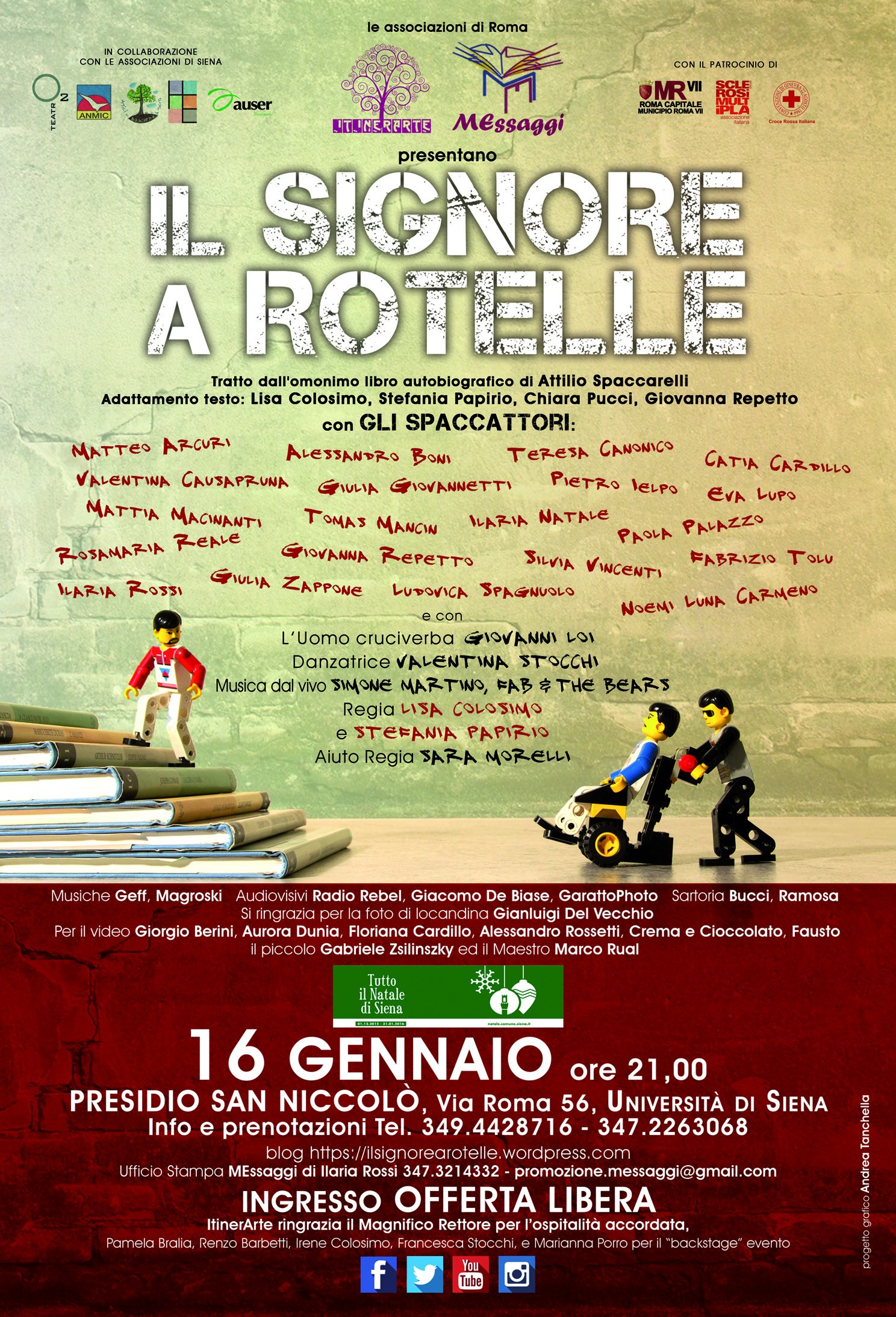 Il Signore a Rotelle - Siena-16 gennaio 2016