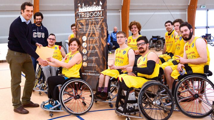 Basket disabili CUS Padova: 2 carrozzine finanziate con il crowdfunding Triboom