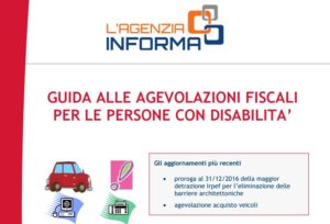 Guida Agevolazioni Fiscali persone con Disabilità