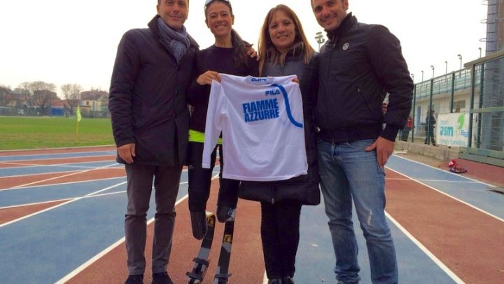 Giusy Versace correrà con le Fiamme Azzurre verso le Paralimpiadi di Rio