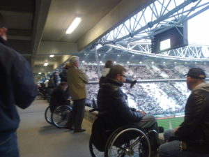 Stadi Europei di Calcio 2016 accessibilità disabili