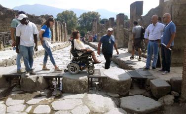 Pompei percorso accessibile 