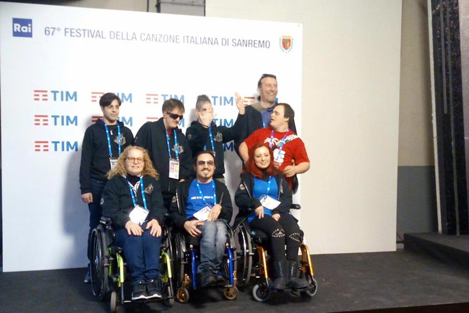 I Ladri Di Carrozzelle ospiti a Sanremo 2017. La disabilità è Rock!