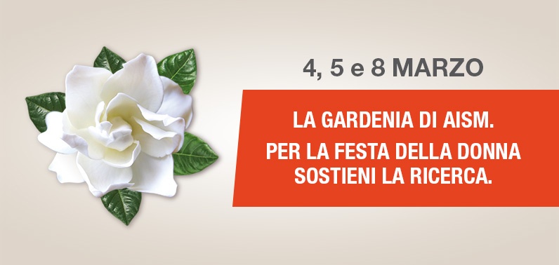 La Gardenia di AISM torna nelle piazze il 5, 6 e 8 marzo per la Festa della donna