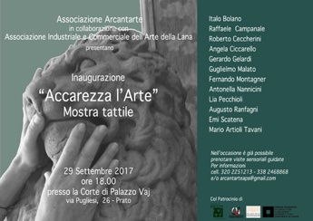 «Accarezza l'arte» Prato