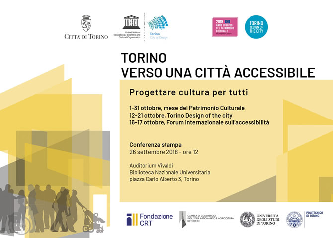 “Torino. Verso una città accessibile” : 170 appuntamenti sull’accessibilità