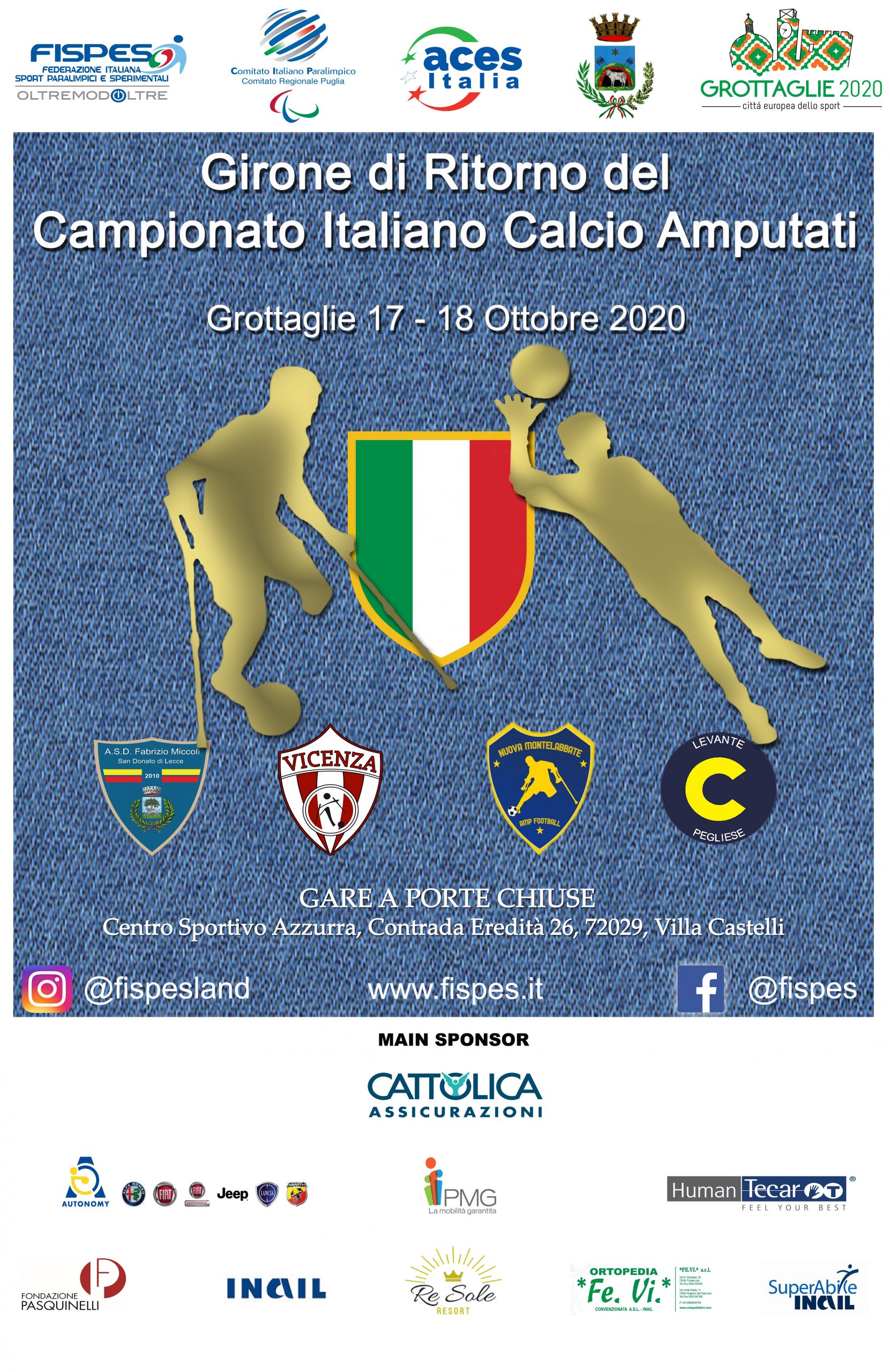 Fispes, Calcio amputati Grottaglie