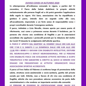 Nota del Parco della Salute di Palermo