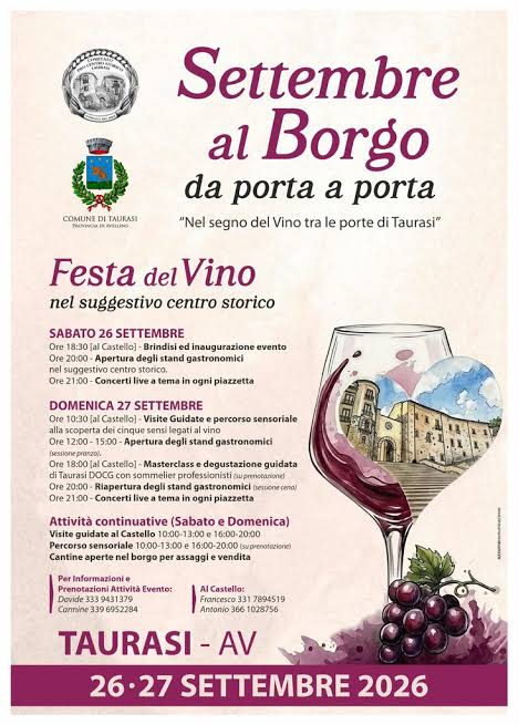 Festa dell Uva Taurasi accessibile ed inclusiva