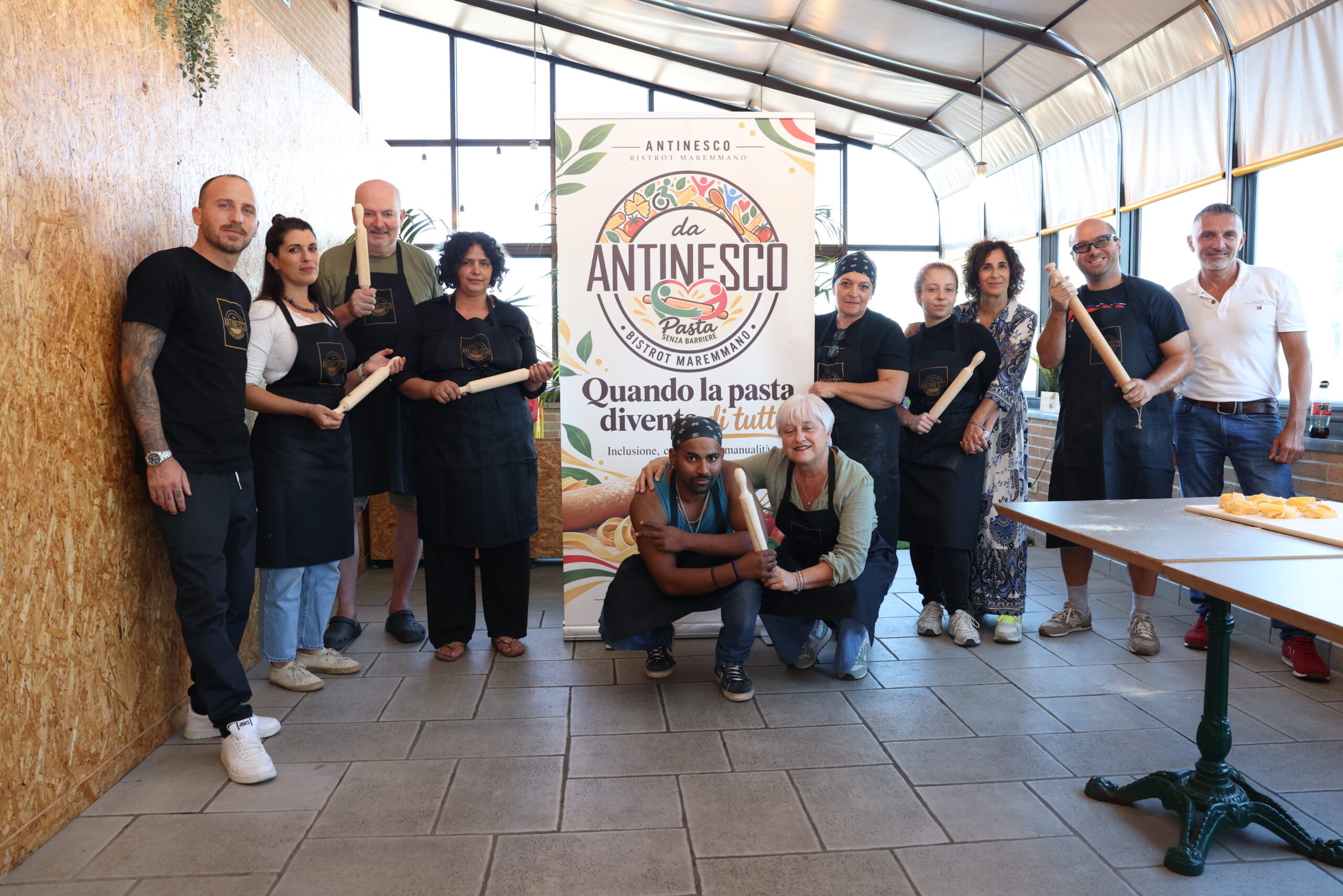 Da Antinesco Rispescia, il bristot maremmano, la pasta fresca diventa senza barriere